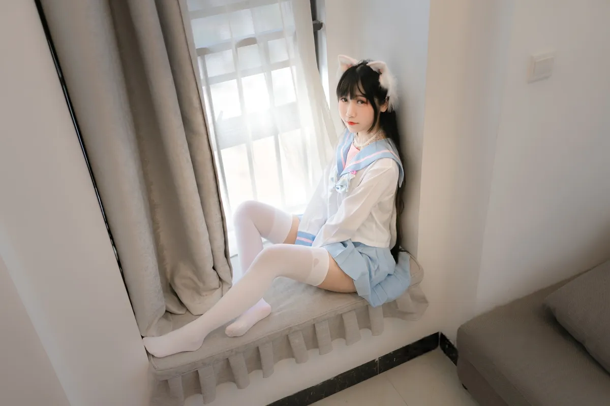 不呆猫 – NO.061 白色兔子JK 8